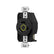 Contacto fijo de media vuelta Leviton NEMA L5-20R de 20A y 125V para uso industrial, disponible en PEFSA | Productos Eléctricos y Ferreteros