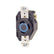 Contacto fijo de media vuelta Leviton PEFSA | Productos Eléctricos y Ferreteros, NEMA L6-20R industrial de nylon