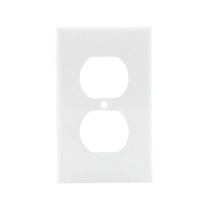 Contacto fijo de media vuelta Leviton NEMA L5-20R de 20A en color blanco, disponible en PEFSA | Productos Eléctricos y Ferreteros
