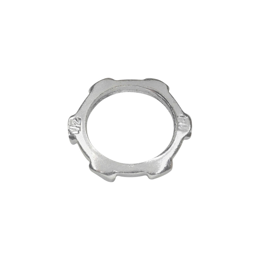 Contratuerca de zinc de 1 pulgada PEFSA | Productos Eléctricos y Ferreteros para fijación de tubería conduit