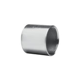 Cople de acero galvanizado Argos de 1/2 pulgada para tubería conduit de pared gruesa con rosca interna