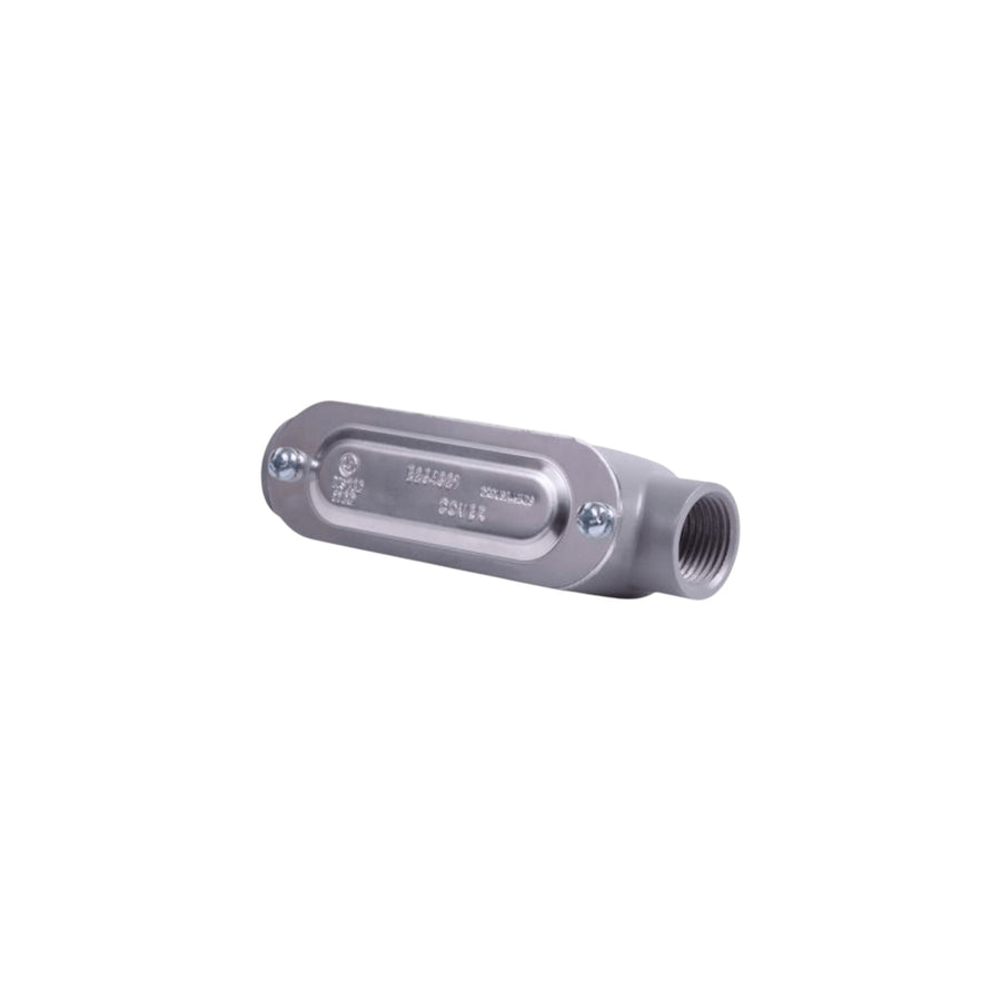 Cuerpo Condulet Crouse-Hinds Serie 3 Tipo C de 1 1/4 pulgadas en aluminio, disponible en PEFSA | Productos Eléctricos y Ferreteros