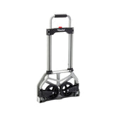 Diablito plegable de acero Santul de PEFSA | Productos Eléctricos y Ferreteros en color gris con llantas negras