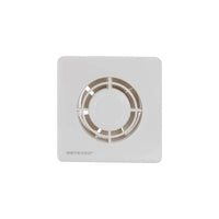 Extractor de aire Estevez de 4 pulgadas en color blanco para ventana o muro, disponible en PEFSA | Productos Eléctricos y Ferreteros
