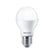 Foco LED Philips de 12W con luz cálida 3000K y base E27, disponible en PEFSA | Productos Eléctricos y Ferreteros