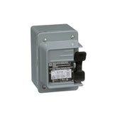 Interruptor manual Schneider Electric de 2 polos con gabinete NEMA 4 gris de PEFSA | Productos Eléctricos y Ferreteros