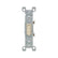 Interruptor de palanca sencillo Leviton PEFSA | Productos Eléctricos y Ferreteros en color marfil de 15A y 120V