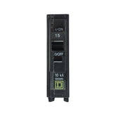 Interruptor termomagnético Schneider Electric QO de 1 polo y 15A disponible en PEFSA | Productos Eléctricos y Ferreteros