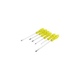 Juego de 6 desarmadores Keer de PEFSA | Productos Eléctricos y Ferreteros con puntas magnetizadas y mango transparente