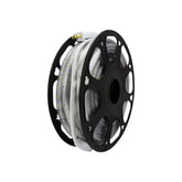Rollo de manguera LED redonda Tlapss de 25 metros con luz cálida, ideal para exteriores, marca PEFSA | Productos Eléctricos y Ferreteros