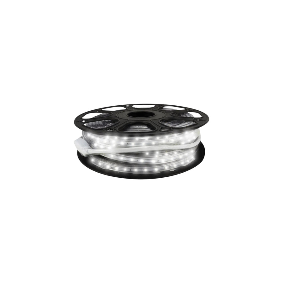 Manguera LED redonda de 25 metros con luz blanca fría de PEFSA | Productos Eléctricos y Ferreteros para exteriores