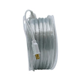 Rollo de manguera LED redonda Tlapss de 25 metros con luz blanca fría, ideal para exteriores PEFSA