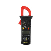 Multímetro digital de gancho Sanelec PEFSA | Productos Eléctricos y Ferreteros con pinza roja y cuerpo negro