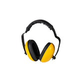 Orejeras de seguridad Argos de PEFSA | Productos Eléctricos y Ferreteros en color amarillo con diadema ajustable.