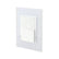 Placa armada Sanelec Venecia blanca con dos apagadores sencillos y uno de escalera de PEFSA | Productos Eléctricos y Ferreteros