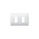 Placa blanca de 2 módulos Schneider Electric línea Duna de PEFSA | Productos Eléctricos y Ferreteros