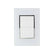 Placa armada PEFSA | Productos Eléctricos y Ferreteros Sanelec Venecia blanca con tres interruptores