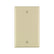 Placa ciega Leviton de urea termoestable en color marfil, tamaño estándar para una unidad, de PEFSA | Productos Eléctricos y Ferreteros