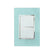 Placa armada Sanelec Venecia Aqua con dos apagadores blancos y marco cromado, ideal para exteriores IP54 en PEFSA
