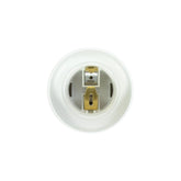 Portalámpara de plástico blanco Argos para sobreponer con base E26/E27, disponible en PEFSA | Productos Eléctricos y Ferreteros