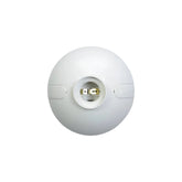 Portalámpara de sobreponer PEFSA | Productos Eléctricos y Ferreteros Argos, color blanco, base E26/E27 de plástico.