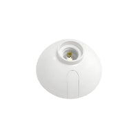 Portalámpara de plástico blanco Argos para sobreponer con base E26/E27, disponible en PEFSA | Productos Eléctricos y Ferreteros