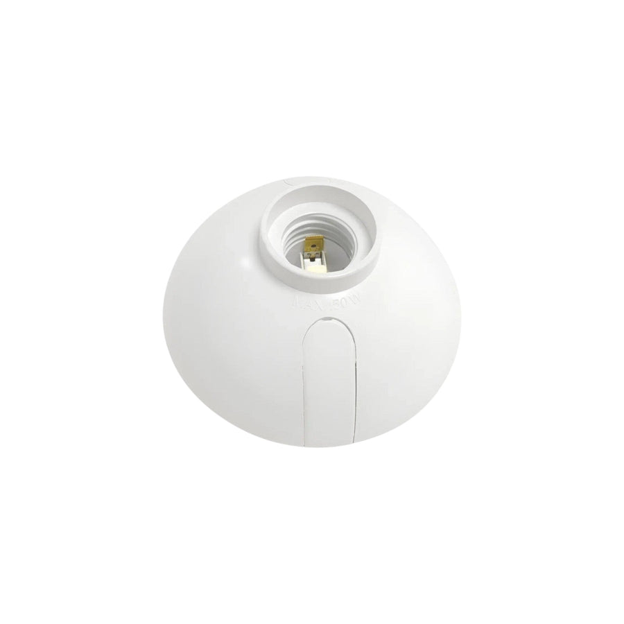 Portalámpara de plástico blanco Argos para sobreponer con base E26/E27, disponible en PEFSA | Productos Eléctricos y Ferreteros