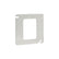 Tapa plana de acero galvanizado PEFSA | Productos Eléctricos y Ferreteros para caja Crouse Hinds 4x4 de un dispositivo