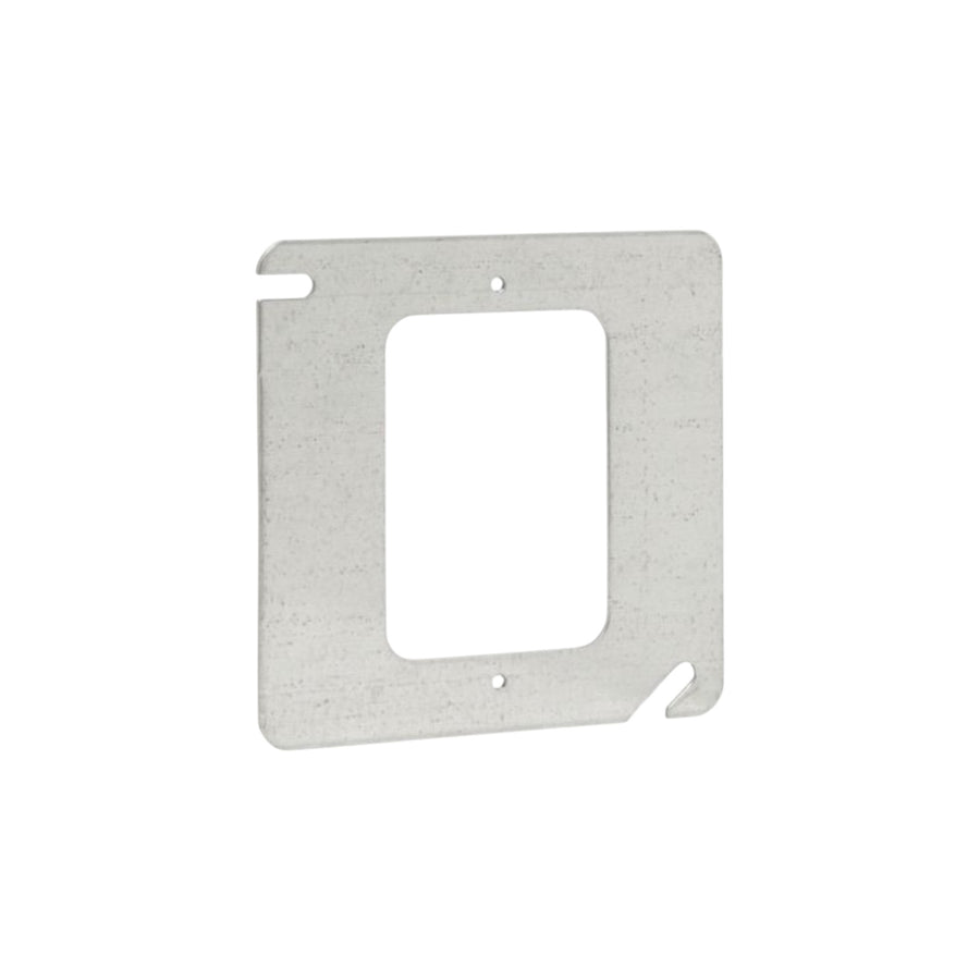 Tapa plana de acero galvanizado PEFSA | Productos Eléctricos y Ferreteros para caja Crouse Hinds 4x4 de un dispositivo