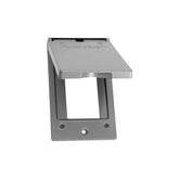 Tapa PEFSA | Productos Eléctricos y Ferreteros de acero galvanizado para contacto GFCI Decora con cubierta abatible