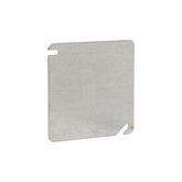 Tapa plana ciega de acero galvanizado 4x4 para caja de conexiones Crouse-Hinds (Eaton) de PEFSA | Productos Eléctricos y Ferreteros