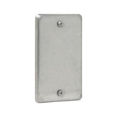 Tapa plana ciega de acero galvanizado PEFSA | Productos Eléctricos y Ferreteros para caja handy box de 4x2 pulgadas