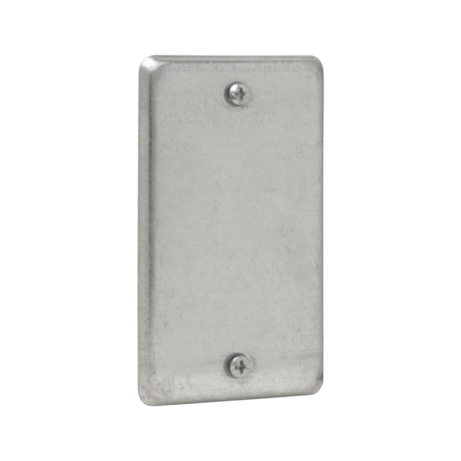 Tapa plana ciega de acero galvanizado PEFSA | Productos Eléctricos y Ferreteros para caja handy box de 4x2 pulgadas
