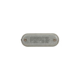 Tapa ciega metálica Crouse Hinds para Condulet Serie 7 de 4 pulgadas, fabricada en hierro Feraloy resistente.