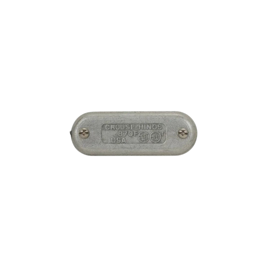 Tapa ciega redonda Crouse Hinds 870-F de hierro Feraloy para cajas Condulet Serie 7 de PEFSA | Productos Eléctricos y Ferreteros
