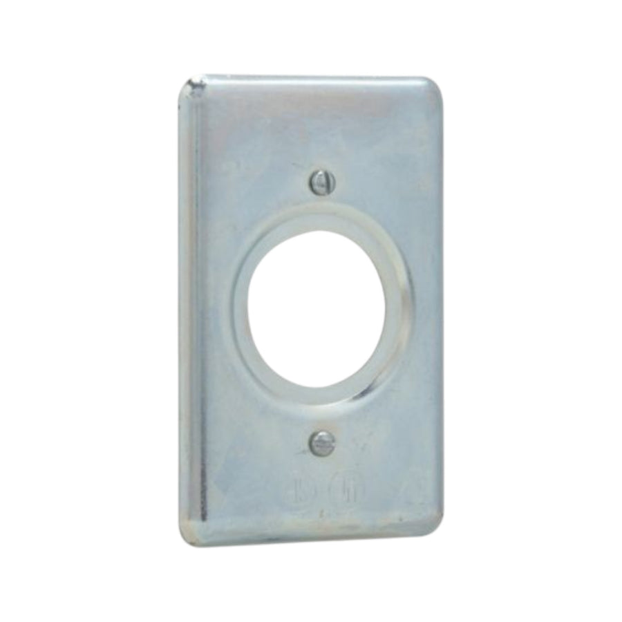 Tapa adaptadora PEFSA | Productos Eléctricos y Ferreteros Crouse Hinds DS-21 de hierro Feraloy para contacto redondo