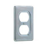Tapa para contacto dúplex Crouse Hinds de hierro Feraloy para cajas FS FD de PEFSA | Productos Eléctricos y Ferreteros