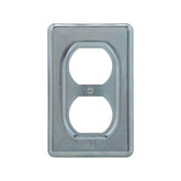 Tapa para contacto dúplex Crouse Hinds de hierro Feraloy galvanizado para cajas condulet FS FD de PEFSA | Productos Eléctricos y Ferreteros
