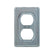 Tapa para contacto dúplex Crouse Hinds de hierro Feraloy galvanizado para cajas condulet FS FD de PEFSA | Productos Eléctricos y Ferreteros