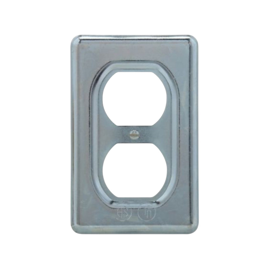 Tapa para contacto dúplex Crouse Hinds de hierro Feraloy galvanizado para cajas condulet FS FD de PEFSA | Productos Eléctricos y Ferreteros