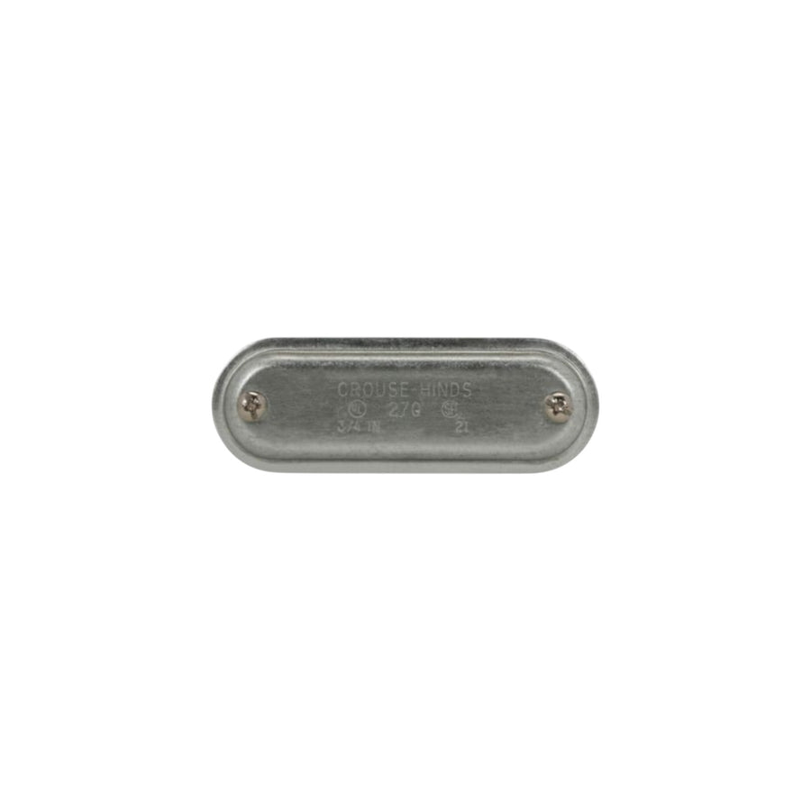 Tapa a presión de 1 pulgada Crouse Hinds de acero con empaque integrado, disponible en PEFSA | Productos Eléctricos y Ferreteros