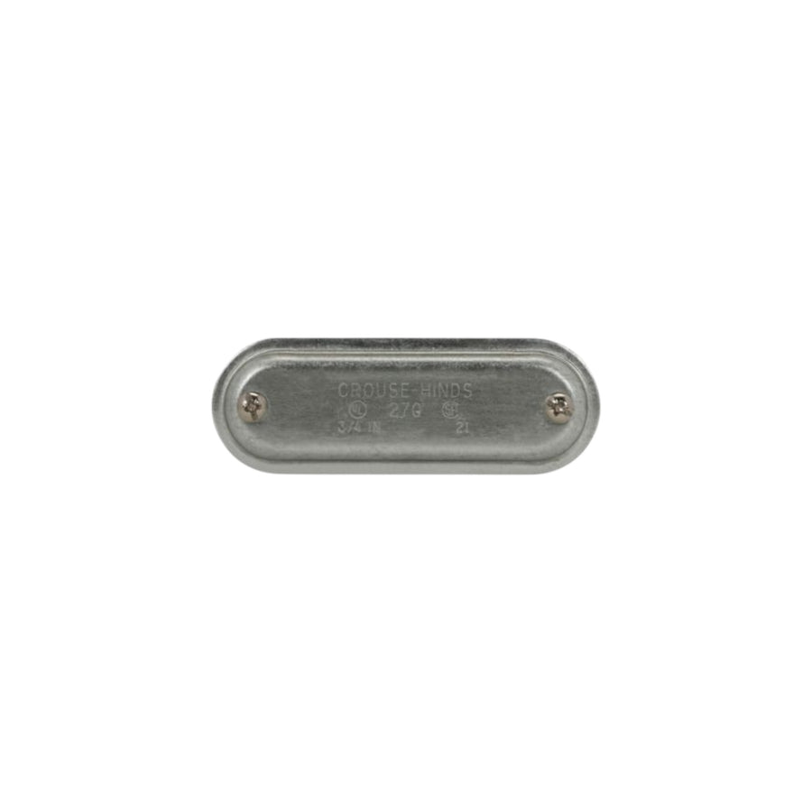 Tapa a presión Crouse Hinds de 1/2 pulgada con empaque de PEFSA | Productos Eléctricos y Ferreteros en acero gris