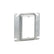 Tapa realzada de acero galvanizado Crouse Hinds 4x4 con levante de 1/4 pulgada para cajas eléctricas de PEFSA