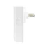 Receptor de timbre inalámbrico Sanelec de PEFSA | Productos Eléctricos y Ferreteros en color blanco con clavija
