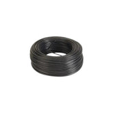 Rollo de 100 metros de cable automotriz flexible Argos calibre 10 AWG en color negro para instalaciones eléctricas