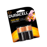 Pilas Alcalinas Duracell, Tamaño C, Larga Duración, Paquete de 2 Piezas - imagen 2