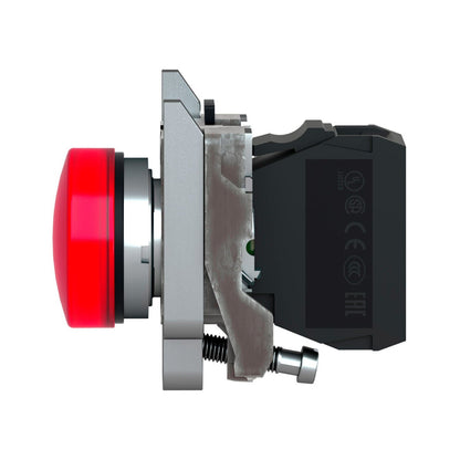 Piloto Luminoso LED Schneider Electric Harmony XB4, Rojo, 24V, Metálico Ø22mm - imagen 3