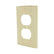 Placa para Receptáculo Dúplex de Baquelita Arrow Hart, Color Marfil | WD92101 - imagen 2