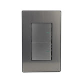 Placa Sanelec Línea Córdoba con Apagador Doble 127V | SE346353