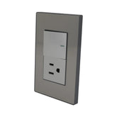 Placa Sanelec Línea Córdoba con Apagador y Contacto Aterrizado 127V | SE346322 - imagen 3
